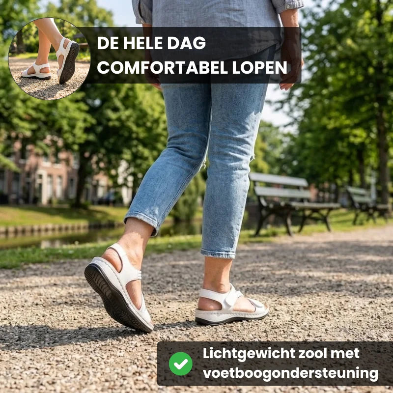Softeva® – Verstelbare Orthopedische Open Teen Sandalen voor Gevoelige Voeten