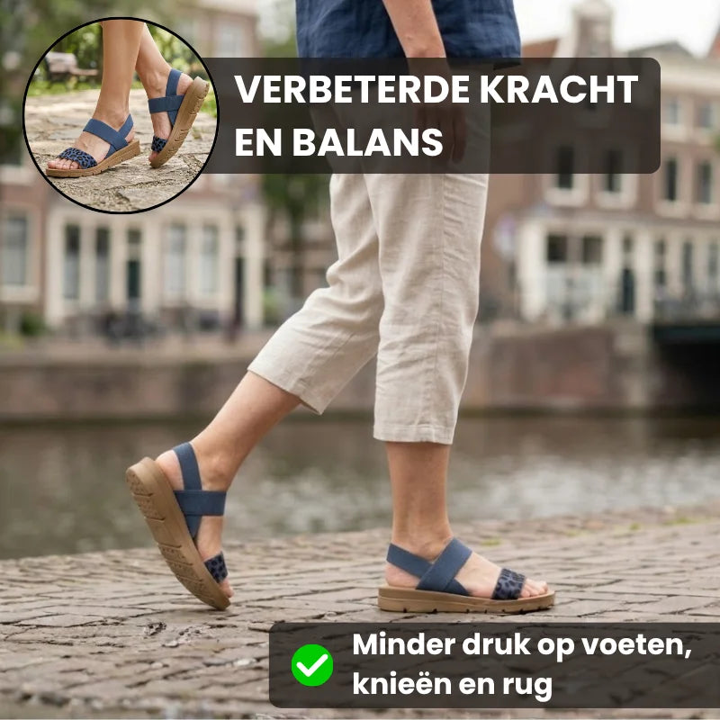 Soleva® – Comfortabele Instapsandalen voor Lange Dagen