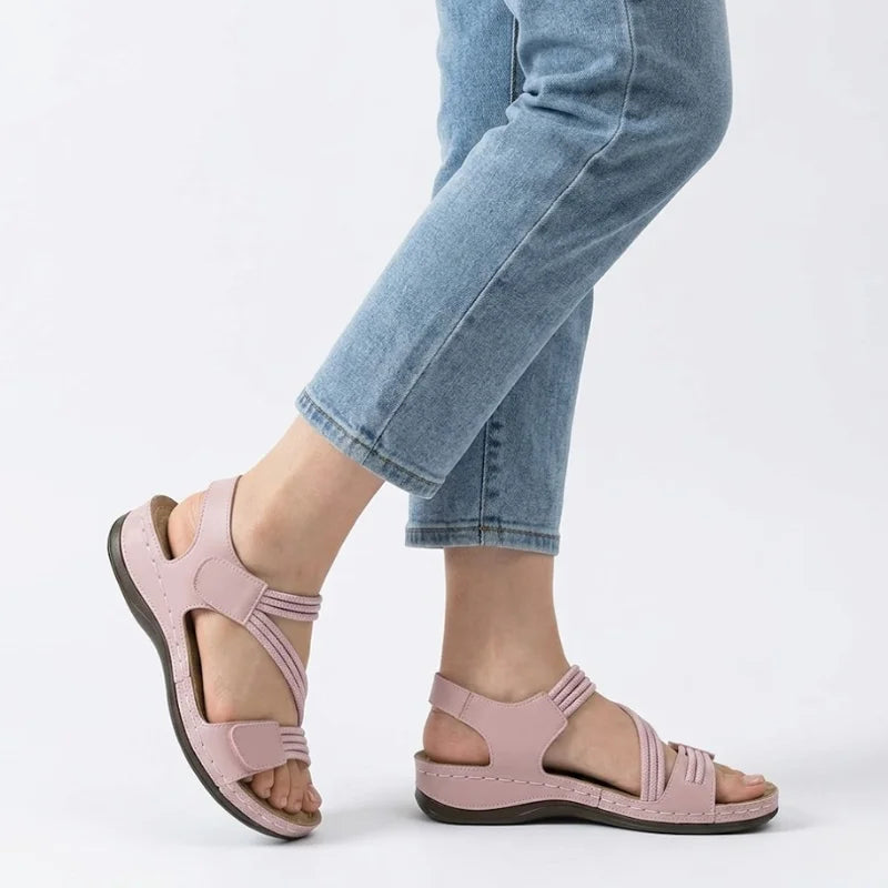 Softeva® – Verstelbare Orthopedische Open Teen Sandalen voor Gevoelige Voeten