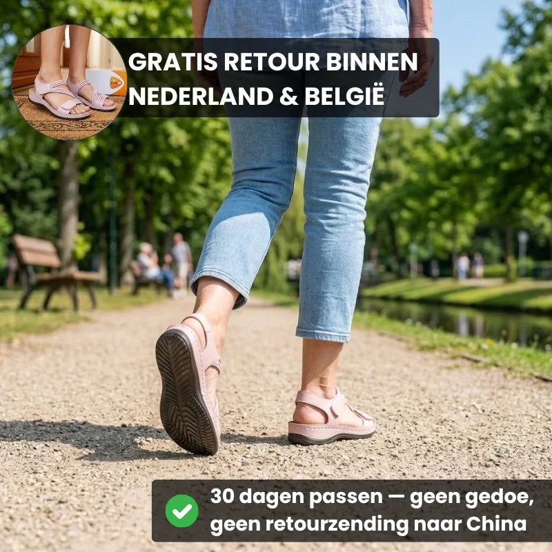 Softeva® – Verstelbare Orthopedische Open Teen Sandalen voor Gevoelige Voeten