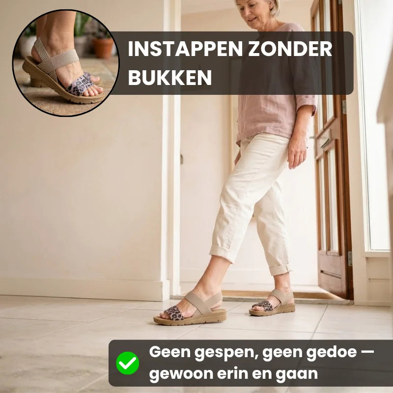 Soleva® – Comfortabele Instapsandalen voor Lange Dagen