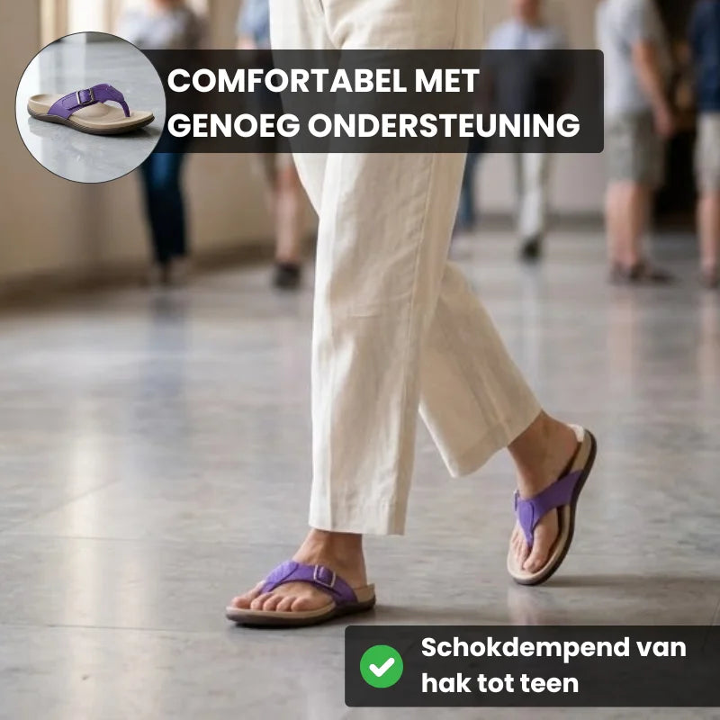 OrthoBreeze® - Slippers voor Ondersteuning, Demping & Comfort voor elke Zomerdag
