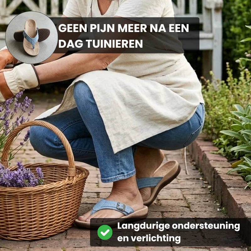 OrthoBreeze® - Slippers voor Ondersteuning, Demping & Comfort voor elke Zomerdag