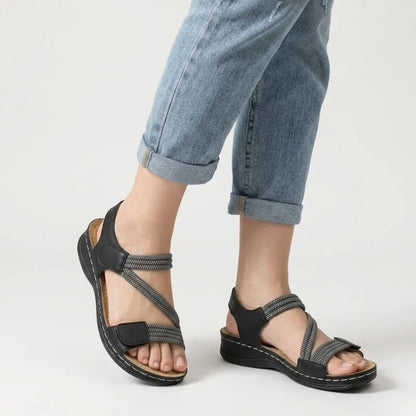 Softeva® – Verstelbare Orthopedische Open Teen Sandalen voor Gevoelige Voeten
