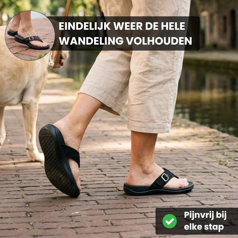 OrthoBreeze® - Slippers voor Ondersteuning, Demping & Comfort voor elke Zomerdag