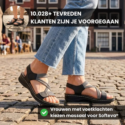 Softeva® – Verstelbare Orthopedische Open Teen Sandalen voor Gevoelige Voeten