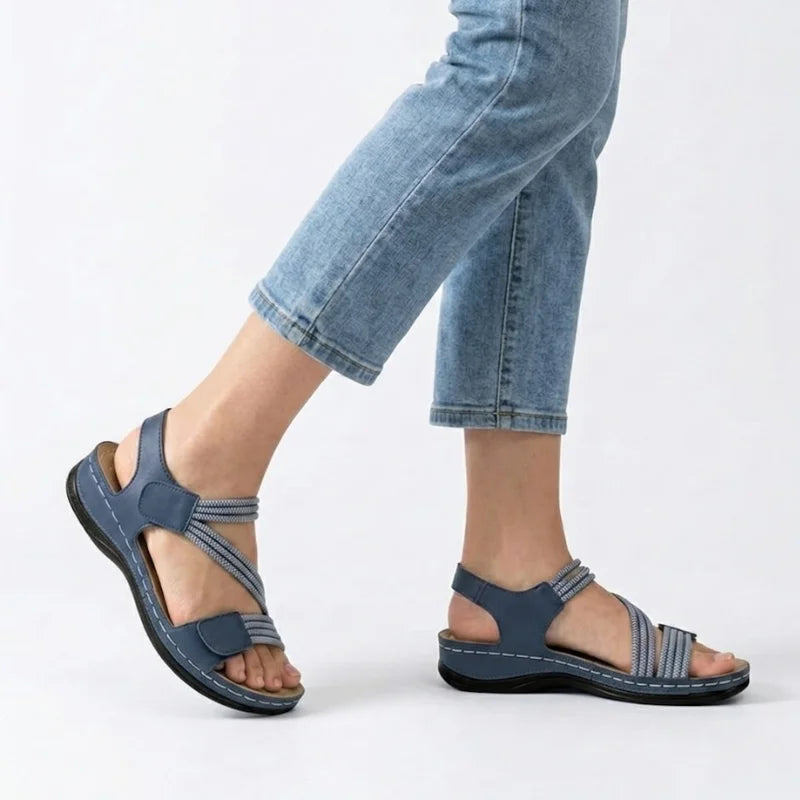 Softeva® – Verstelbare Orthopedische Open Teen Sandalen voor Gevoelige Voeten