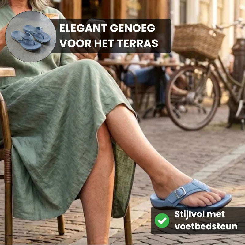 OrthoBreeze® - Slippers voor Ondersteuning, Demping & Comfort voor elke Zomerdag