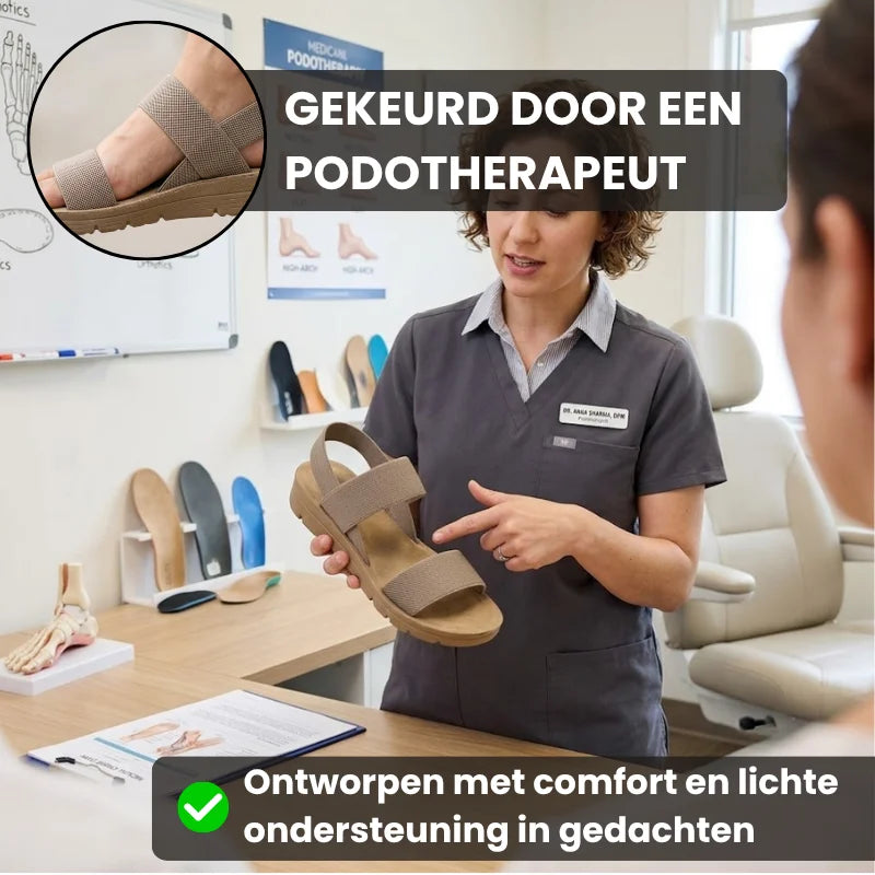 Soleva® – Comfortabele Instapsandalen voor Lange Dagen