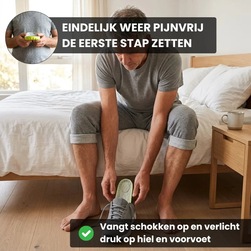 Cloudsteppers® – Orthopedische Inlegzolen voor Pijnvrij Bewegen