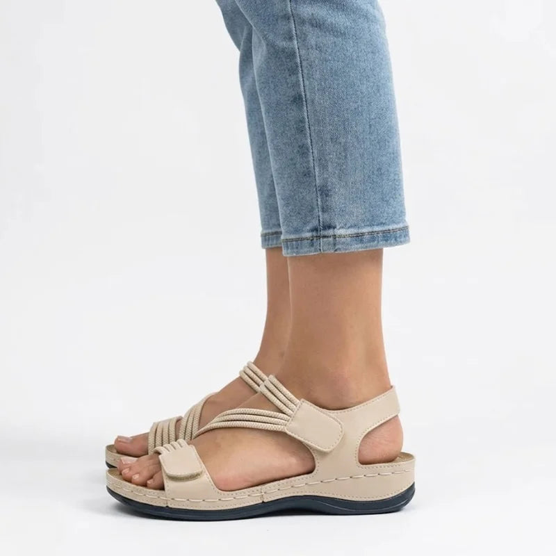 Softeva® – Verstelbare Orthopedische Open Teen Sandalen voor Gevoelige Voeten