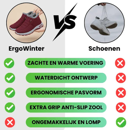 ErgoWinter - ergonomische, waterdichte winterschoenen met isolatie