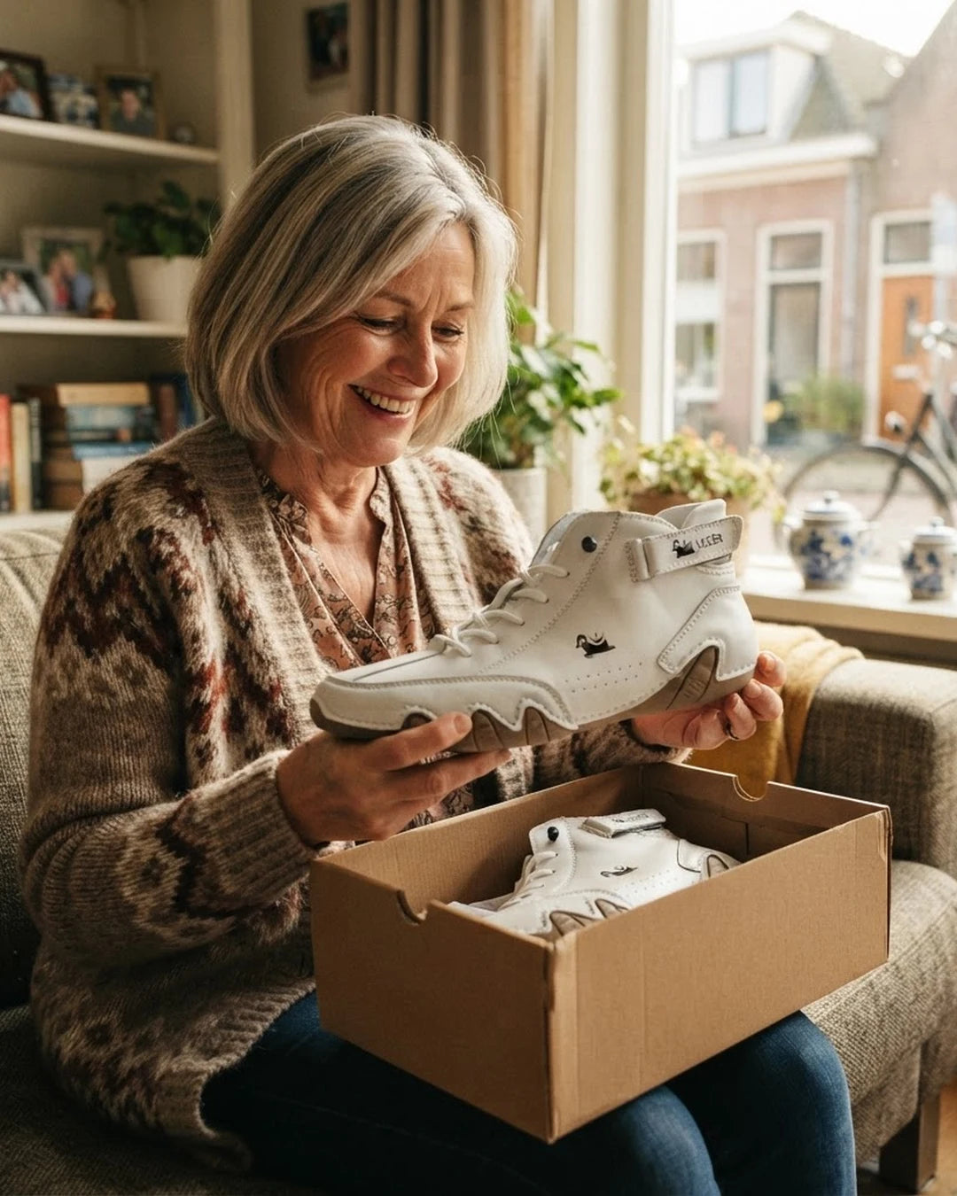Barevo orthopedische schoenen – klantfoto, uitpakken thuis