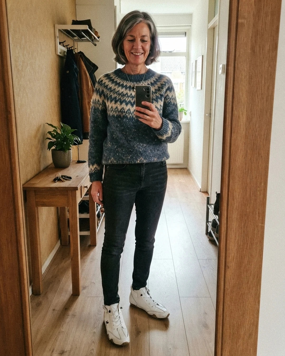 Barevo orthopedische schoenen – klantfoto, spiegelselfie