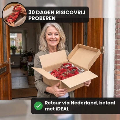 Belleva open teen sandalen – Rood, lifestyle op straat