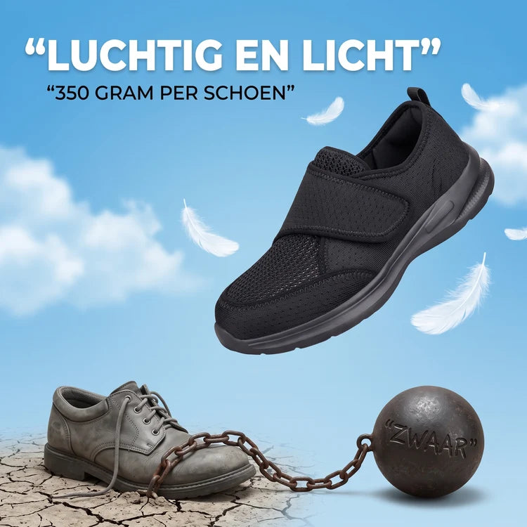 6. Geen warme, klamme voeten na een lange dag
