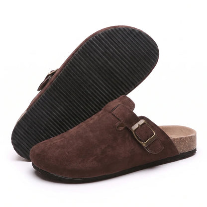 Clogevo lichtgewicht comfort clogs – Groen, zijaanzicht en zool