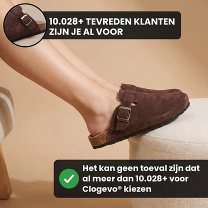 Clogevo lichtgewicht comfort clogs – Groen, lifestyle op straat