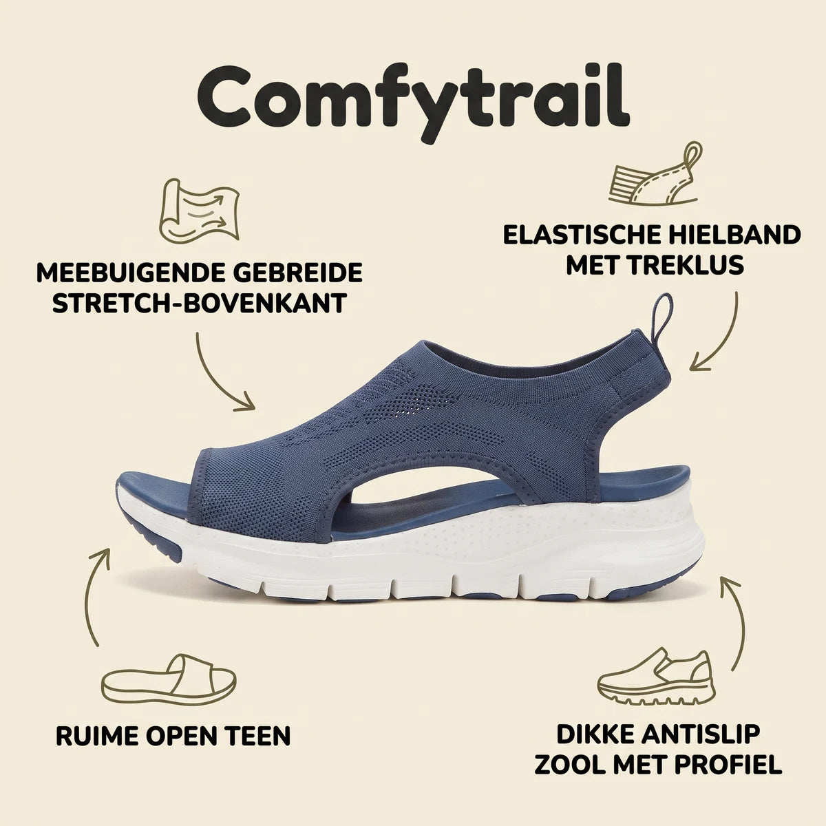 Comfytrail Orthopedische Sandalen – kenmerken en voordelen