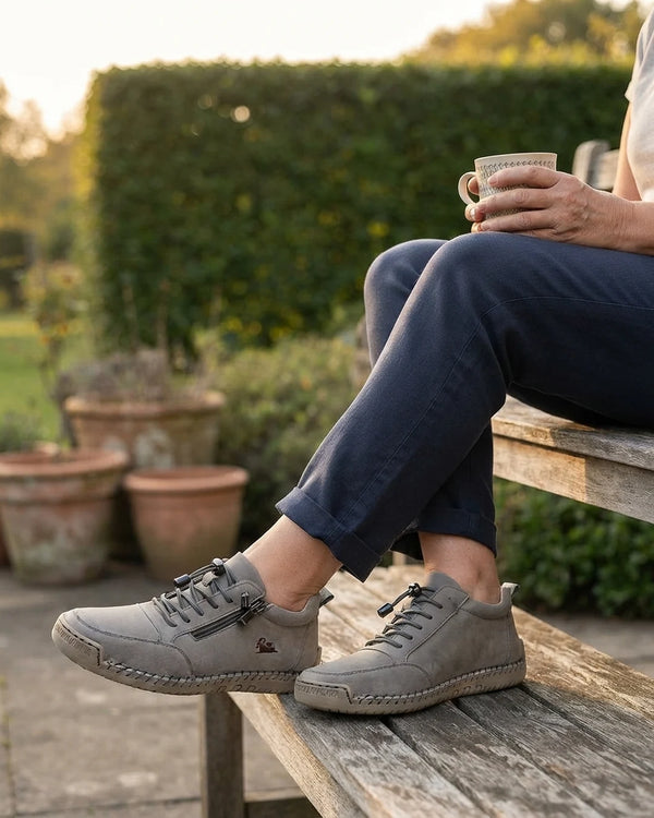 Klant met MayFit Zip-sneakers