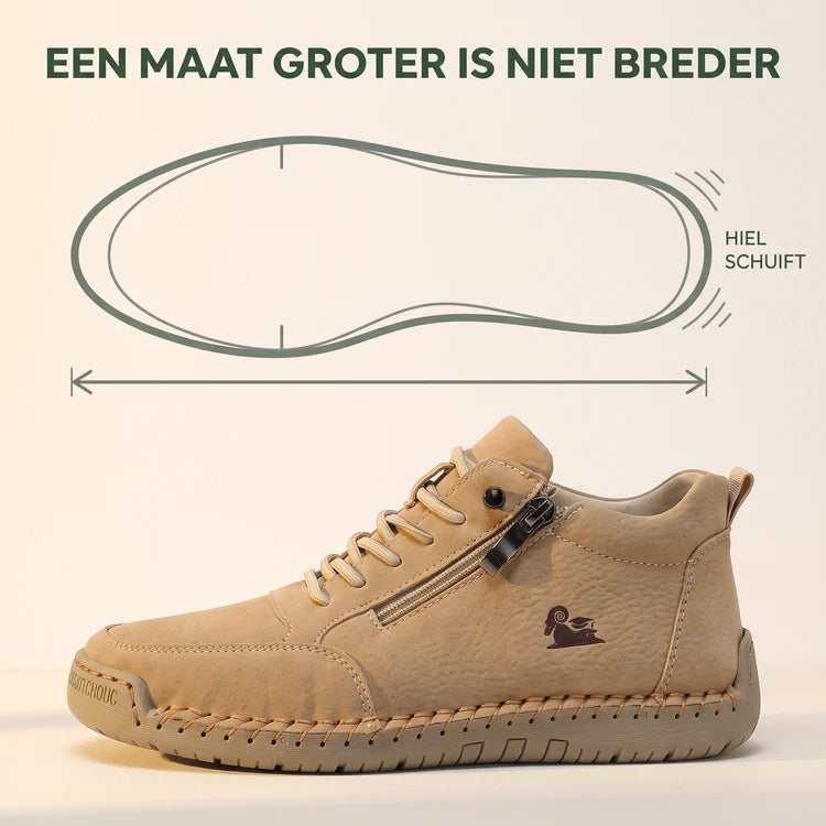 4. Je hiel schuift niet meer op en neer