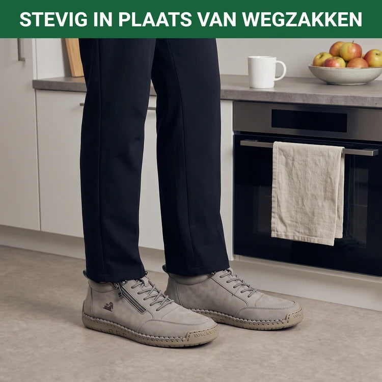 4. Geen vermoeide voeten meer van een te zachte zool