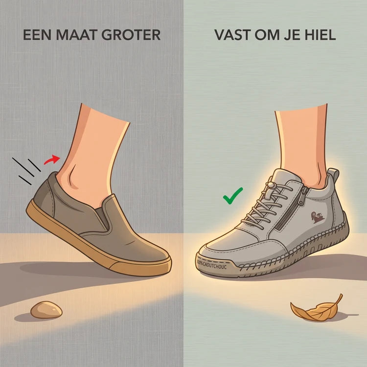 6. Een maat groter? Dan schoot mijn hiel eruit
