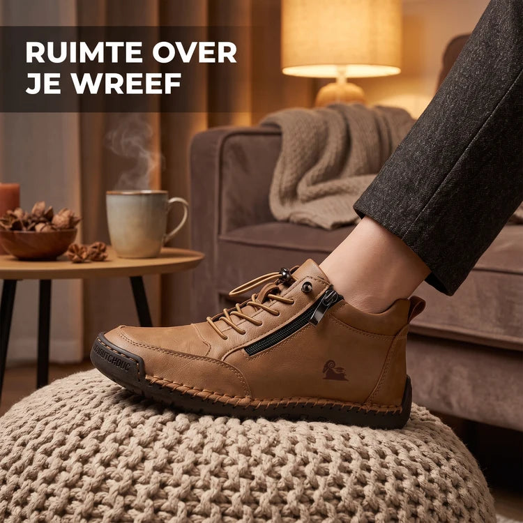 7. Geen rode afdruk van strakke veters op je wreef