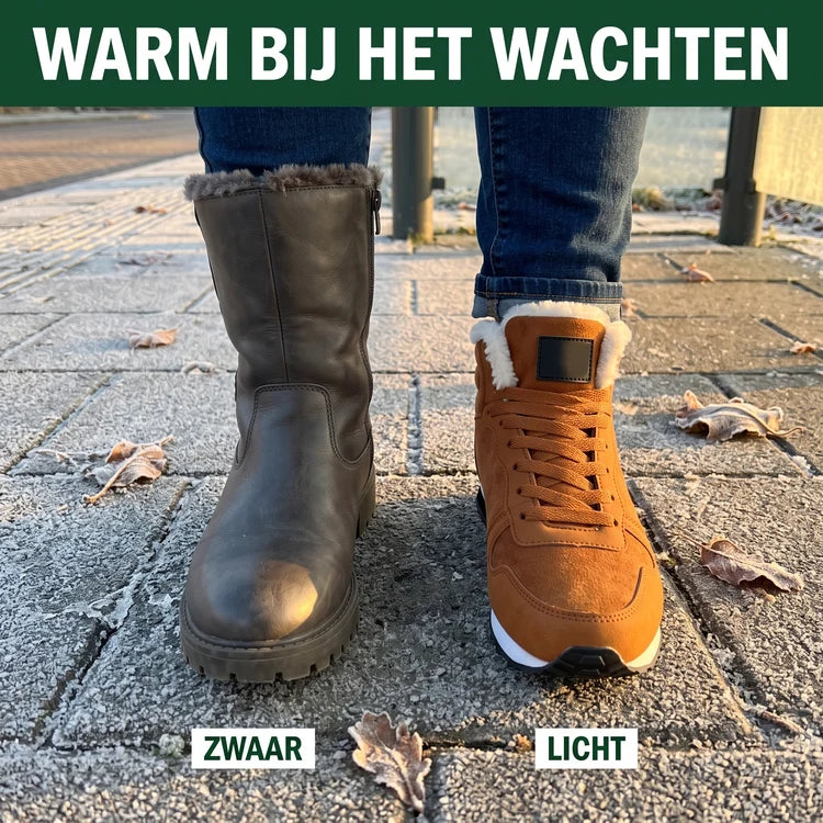 2. Stilstaan bij de bushalte: net zo warme tenen als in een laars