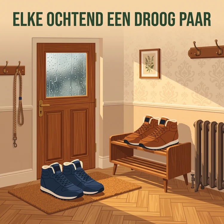 7. Een droog paar bij de deur: Carla P. wacht al op haar blauwe