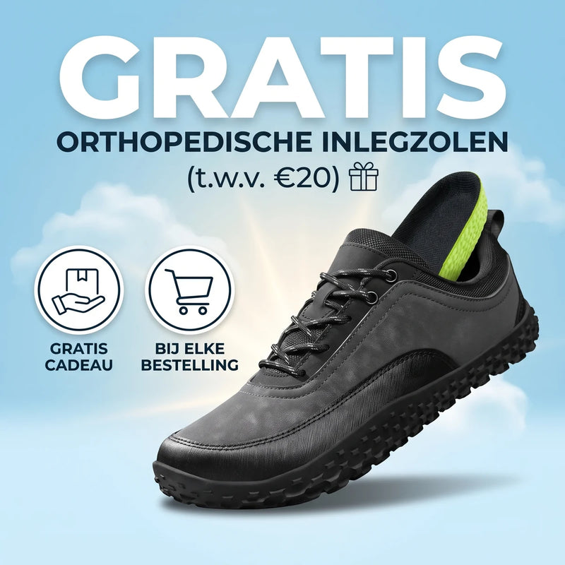 8. BONUS: GRATIS orthopedische inlegzolen (t.w.v. €20)