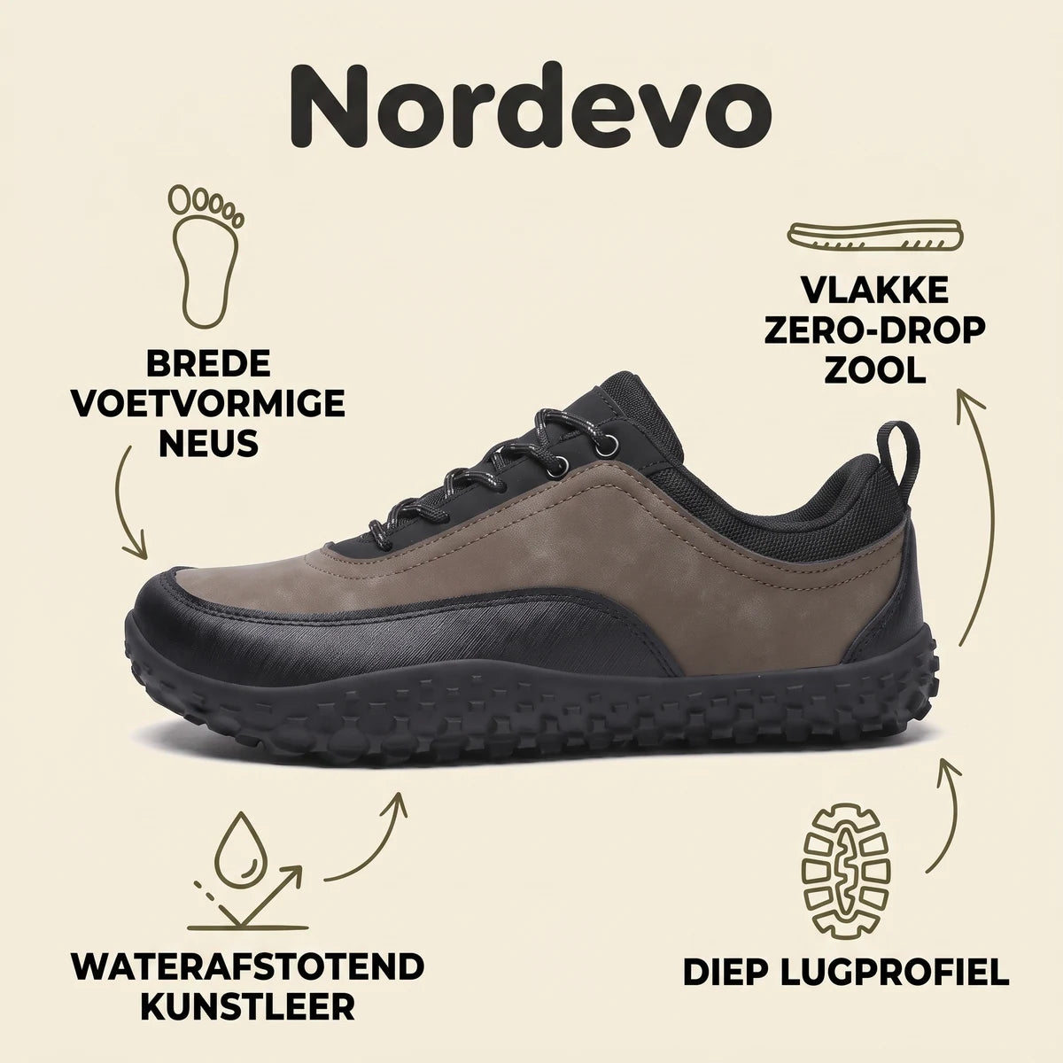 Nordevo barefoot wandelschoenen heren – kenmerken en voordelen