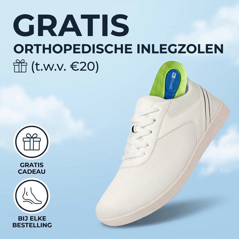 BONUS: GRATIS Orthopedische Inlegzolen (t.w.v. €20)