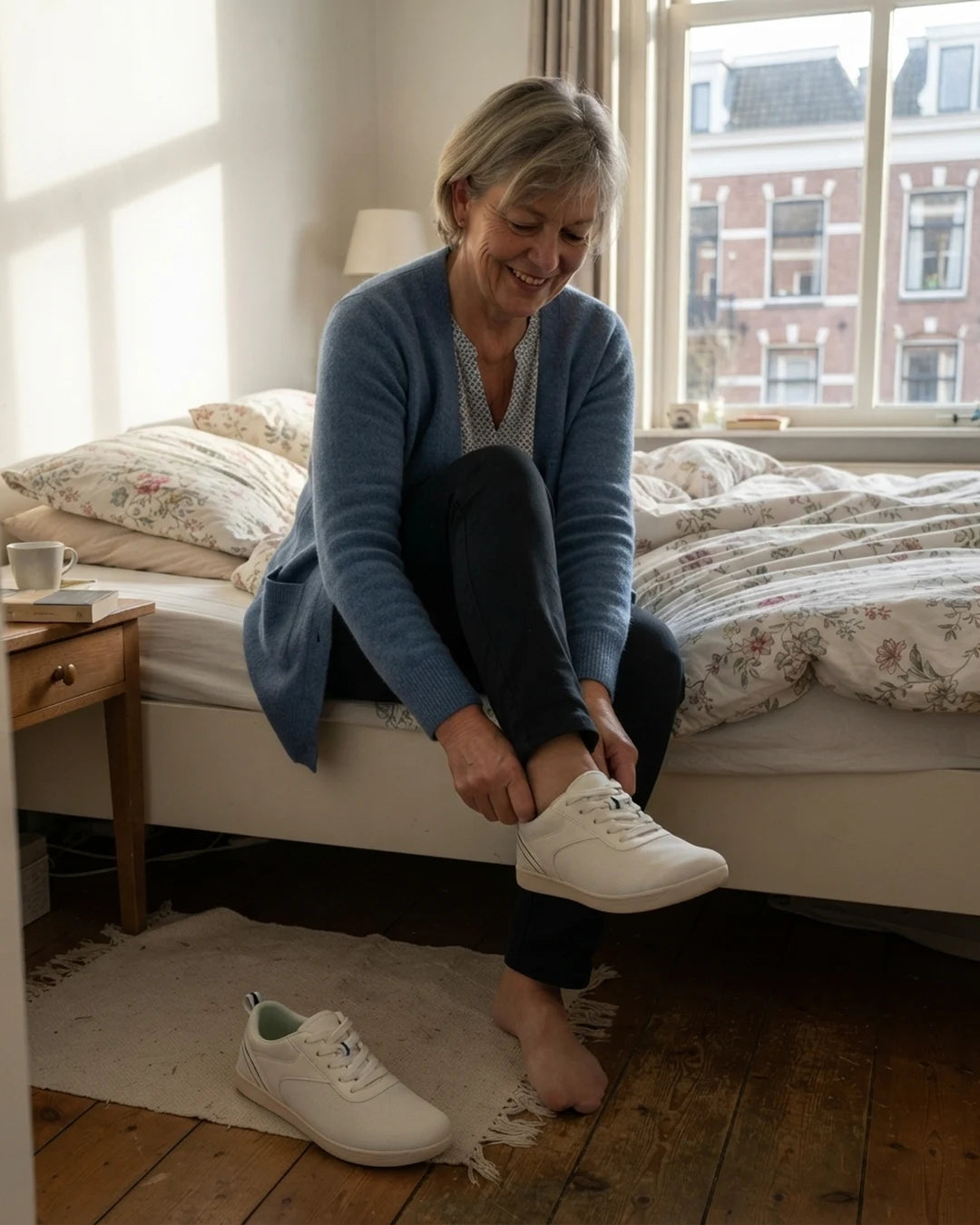 Ruimeva Damessneakers voor brede voeten – klantfoto 1