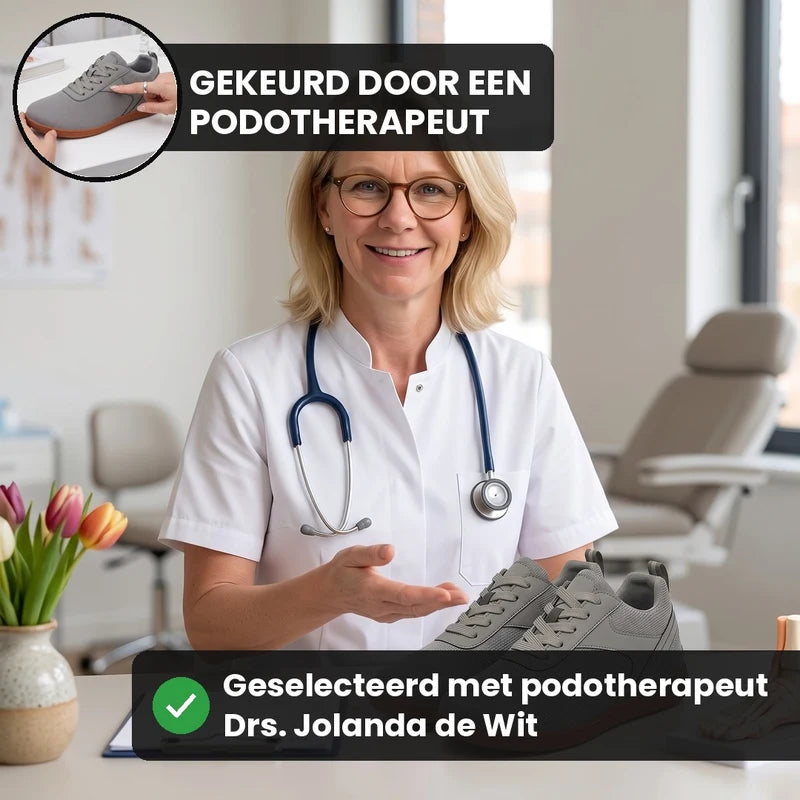 Ruimeva ruimeva: ademende damessneakers – Grijs, lifestyle op straat