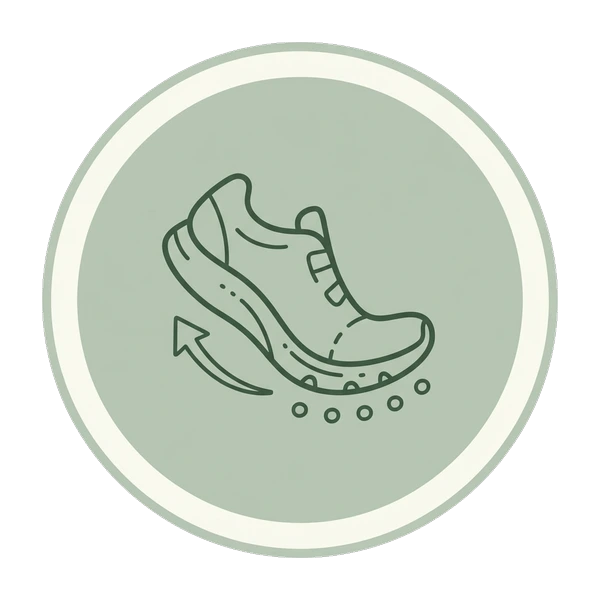 Ruimstep – Flexibele Zool met Grip