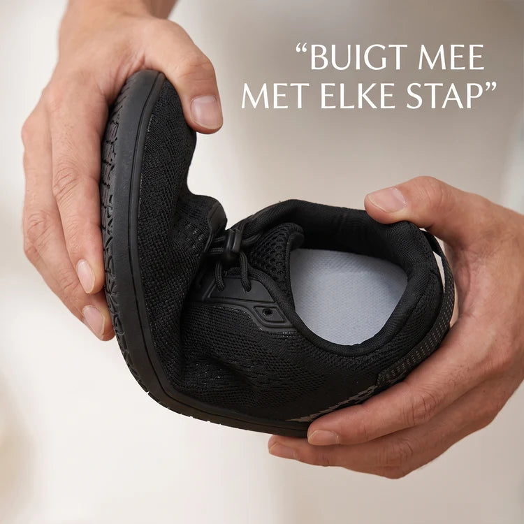 7. De soepele zool die meebuigt met elke stap