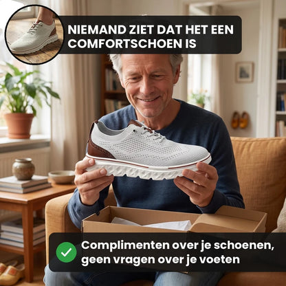 Solevo Mark II lichtgewicht comfortsneakers – Lichtgrijs, lifestyle op straat