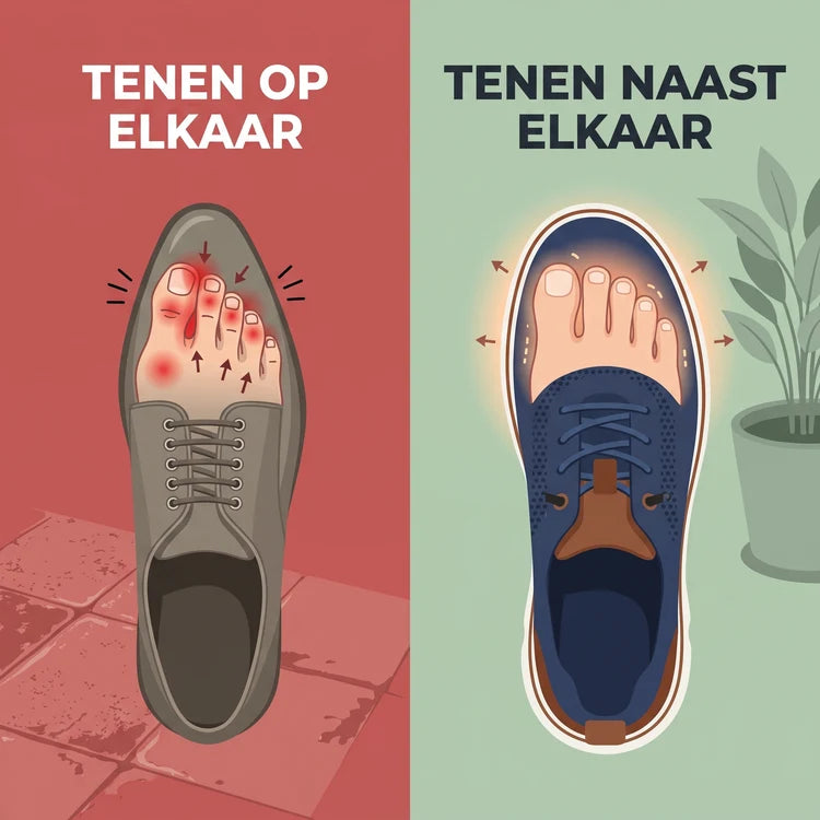 4. Mijn tenen hebben eindelijk ruimte