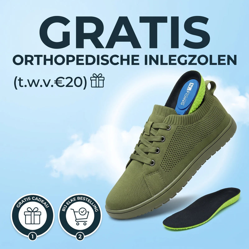 8. BONUS: GRATIS orthopedische inlegzolen (t.w.v. €20)