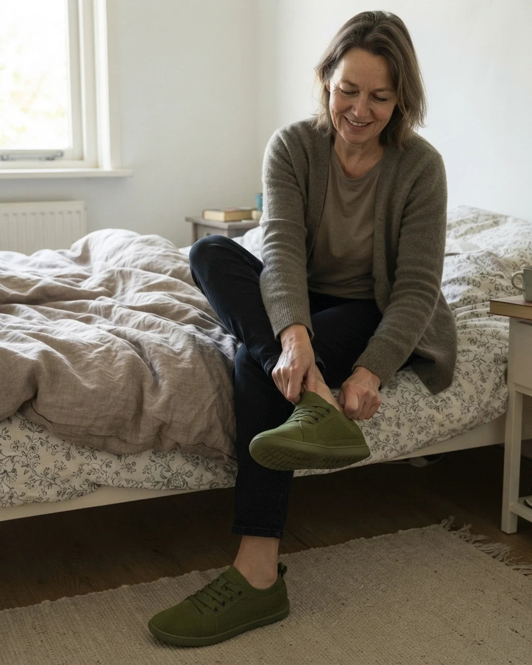 Stapvrij Orthopedische comfortsneakers voor brede voeten – klantfoto 1