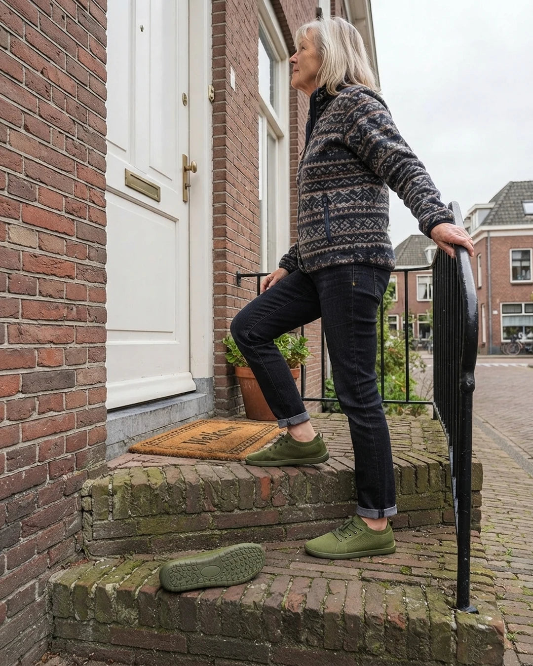 Stapvrij Orthopedische comfortsneakers voor brede voeten – klantfoto 7