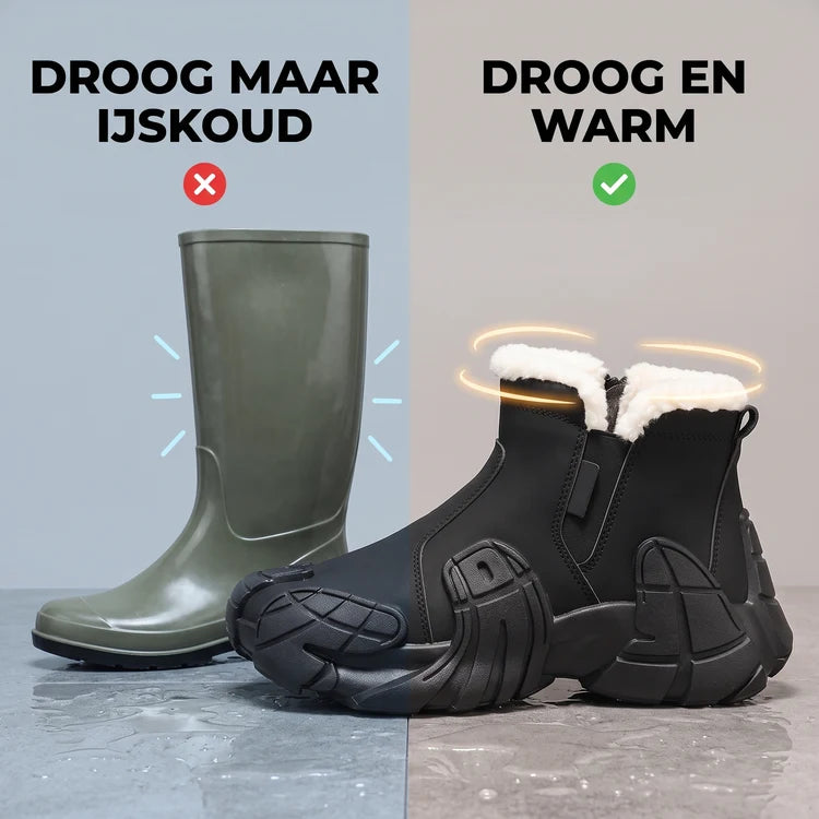 4. Droog én warm, in plaats van droog maar ijskoud