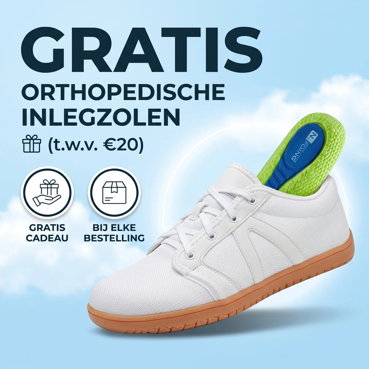 Vrijstep Comfortschoenen – gratis orthopedische inlegzolen