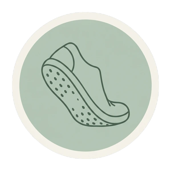 Vrijstep – Flexibele Zool met Grip