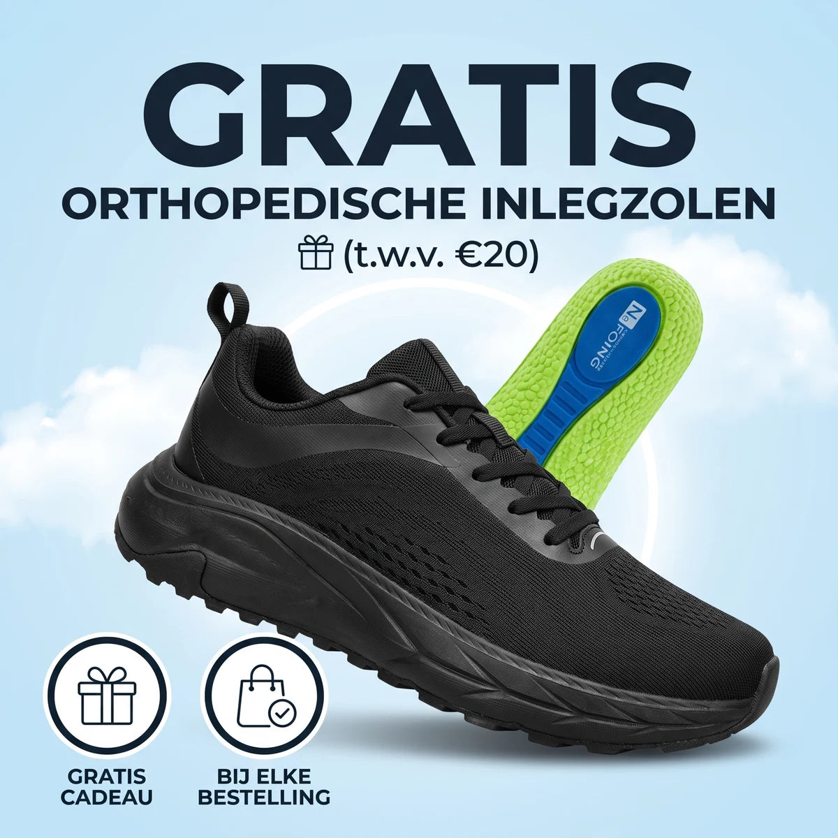WideFit Comfortschoenen – gratis orthopedische inlegzolen