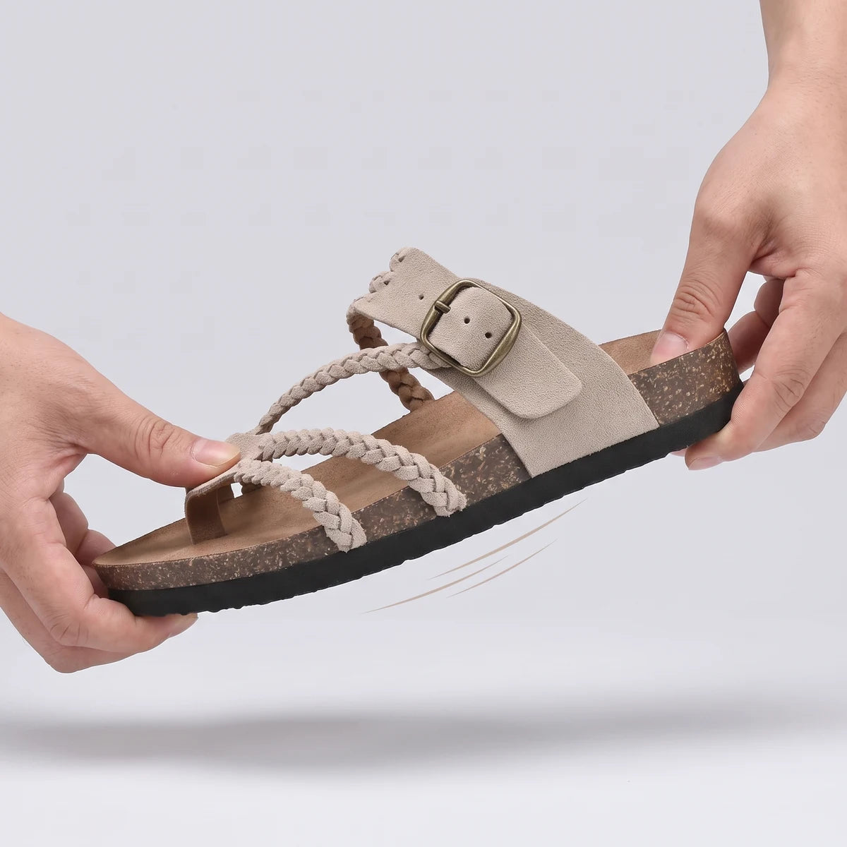 Zomerstep Leren Sandalen – Comfort dat met je meebeweegt
