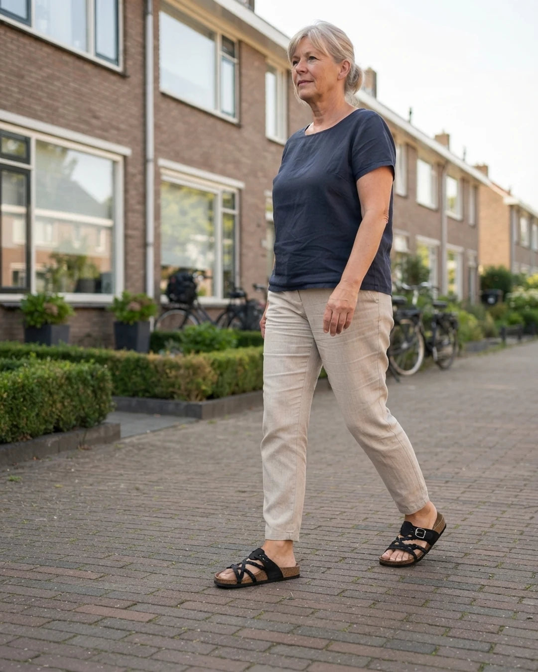 Zomerstep Leren Sandalen – klantfoto 5