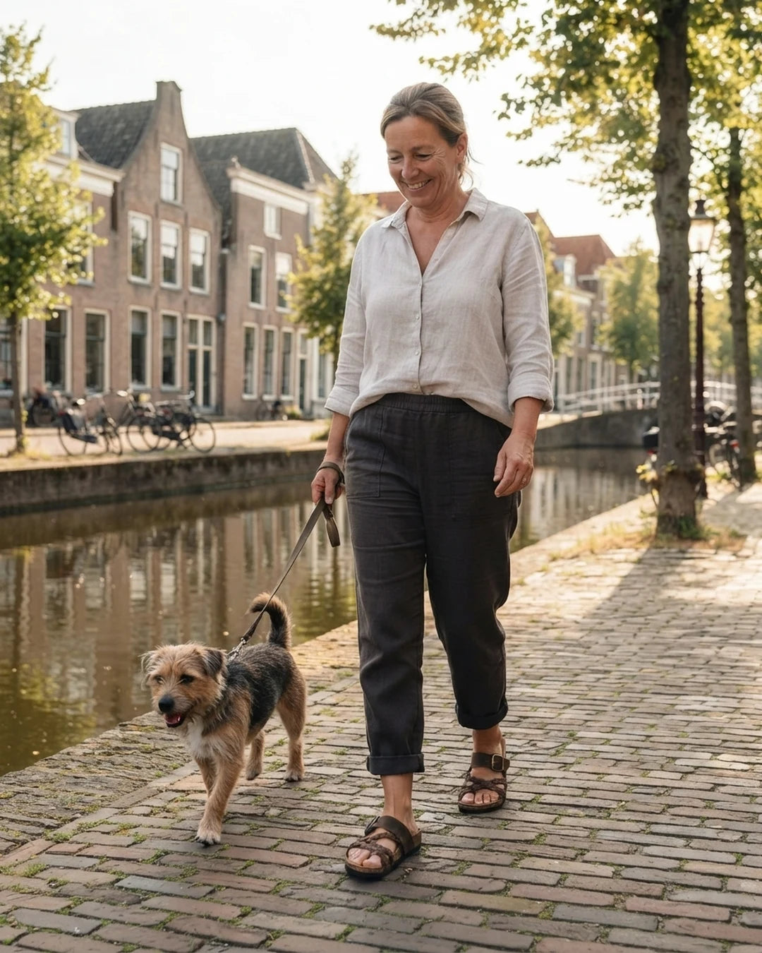 Zomerstep Leren Sandalen – klantfoto 7